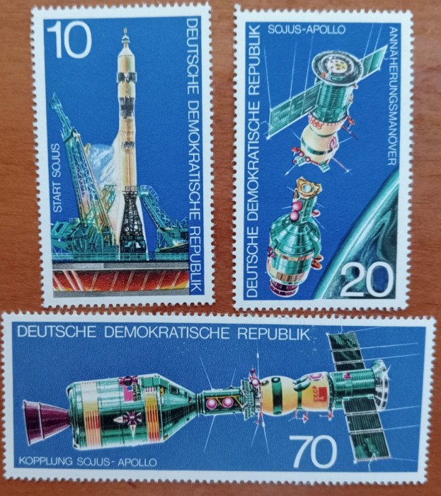 GERMANIA -DDR-&#039;&#039;COSMOS&#039;&#039;-1 SERIE- MNH LUX -NESTAMPIL.-VEZI SCAN