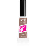 NYX Professional Makeup The Brow Glue gel pentru sprancene culoare 02 Taupe 5 g