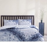 Cumpara ieftin Lenjerie cu elastic Rex Bleumarin, 160x200 (Bumbac 100%)