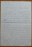Manuscris olograf Geo Bogza , Mihai Sadoveanu si fiarele paroase , 5 pag. , 1980