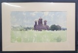 Pictura Nirca Marcu C-tin - Mănăstirea Snagov, 95x65 cm, Pictor Roman, ART