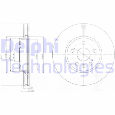 Delphi Disc frana foto