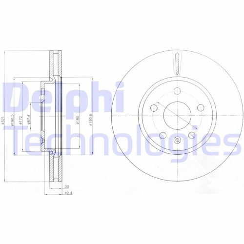 Delphi Disc frana