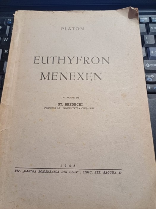 Platon - Euthyfron. Menexen