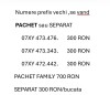 Cartele numere usoare prefix vechi