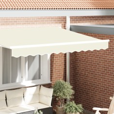 vidaXL Marchiză Valance pentru cadru de 2,5 m, crem, 2,3 x 0,2 m