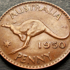 Moneda istorica 1 PENNY - AUSTRALIA, anul 1950 *cod 543