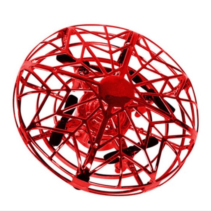 Mini drona cu senzori inflarosu, rotire 360 grade, control prin gesturi, rosie, APF &reg;