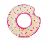 Colac gonflabil , Design Donut, Vinil, Multicolor, 107x99 cm, Intex