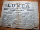 Lumea 22 august 1928-art. tara fagarasului,mica antanta