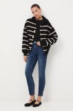 Medicine jeansi culoarea albastru marin