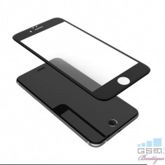 Geam Folie Sticla Protectie Display iPhone 6 Acoperire Completa Negru 6D foto