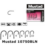 Carlig Eyed Baitholder 10750NP-BN Nr.2, Mustad