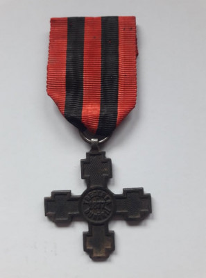 Medalia / Crucea / decoratia Trecerea Dunarii 1877 / 1878 . Impecabila foto