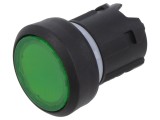 Comutator Apăsare Verde 22mm