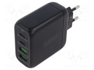 Alimentator pulsatoriu Goobay, plug-in 3,3&amp;divide;11VDC, 68W foto
