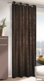 Draperie blackout maro cu inele, 135 x 245 cm, opaca si eleganta