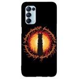 Husa compatibila cu Oppo A53 model Sauron Lord Of the Rings, Silicon, TPU, Viceversa, Transparent, Carcasa