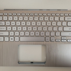 Carcasa superioara cu tastatura palmrest auriu Laptop, Asus, VivoBook S14 X430, X430F, X430FA, X430FN, X430UA, X430UF, X430UN, 90NB0J55-R30291, X430UA