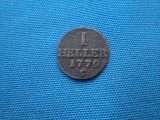 1 HELLER 1770 /C SAXONIA, Europa