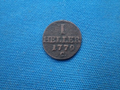 1 HELLER 1770 /C SAXONIA foto