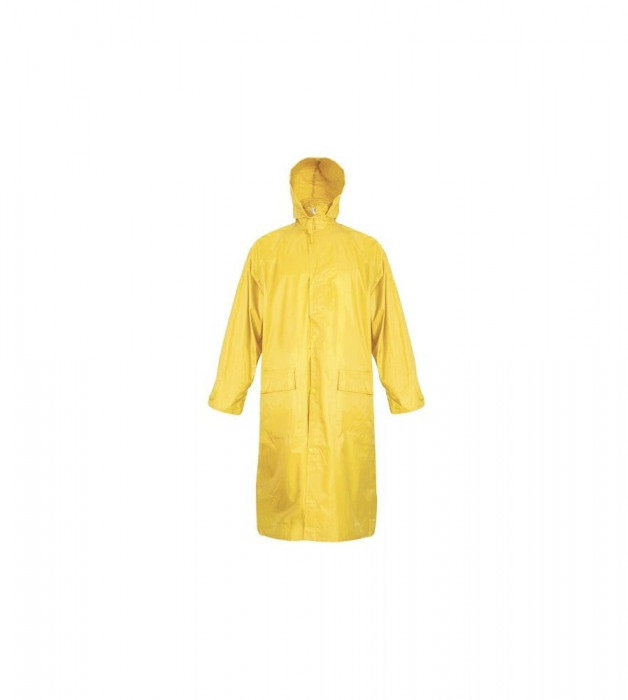 Pelerina de ploaie Duren, marimea S, culoare galbena, material PVC
