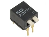 DIP Switch ON-OFF 2-Position 0.1A 24V THT