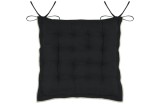 Pernă De Scaun Helios 38X38 Cm, Culoare Negru, 100% Bumbac
