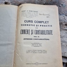 Curs complet teoretic si practic de Comert si contabilitate - Const. G. Demetrescu Vol.II foto