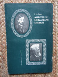 I. M. RASCU - AMINTIRI SI MEDALIOANE LITERARE ( G. BACOVIA, G. IBRAILEANU )