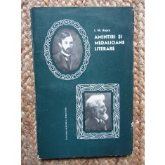 I. M. RASCU - AMINTIRI SI MEDALIOANE LITERARE ( G. BACOVIA, G. IBRAILEANU )