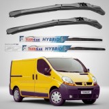 Cumpara ieftin Ștergătoare Renault Trafic II FL Van L1H1 (2001&ndash;2006) Hibrid | Set față &ndash; TeamCar&reg;