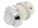 Lampă LED convexă albă 24-28V SIGNAL-CONSTRUCT &Oslash;22mm pentru control