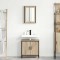 Set Mobilier Baie 2 piese Stejar Enginerie Lemn