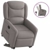 VidaXL Fotoliu rabatabil cu ridicare pe verticală, gri taupe, textil 3303201