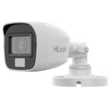 Camera de supraveghere analog de exterior Hikvision HiLook, 3K 5MP, Iluminare duala 20m, lentila 2.8mm, Microfon, IP66 - THC-B157-LMS SafetyGuard Surv