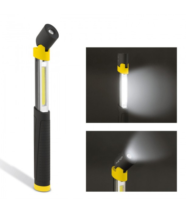 Lanterna service cu COB-LED telescopic si cu cap rabatabil Phenom
