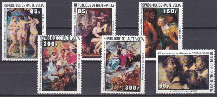 DB1 Pictura Volta Superioara 1977 Rubens 400 Ani 6 v. MNH