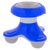 Aparat Masaj, Mini, 3 Capete, USB, Albastru, 10x10cm, Oem