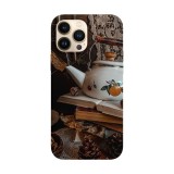 Husa compatibila cu Apple iPhone 14 Pro Max model Retro tea cup, Silicon, TPU, Viceversa, Transparent, Carcasa