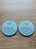 Moneda Romania 100 Lei 1943 si 1944, Colectionari, Numismatica