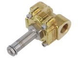 Ventil electromagnetic G 3/8 alamă FKM 2/2 NC 24VDC