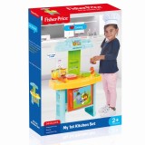 Bucatarie de jucarie pentru copii cu 19 accesorii, Fisher-Price