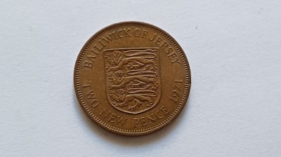 Jersey-2 New Pence 1971 foto