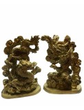 Set 2 Dragon cu perla nemuririi și Pasărea Phoenix 13 cm