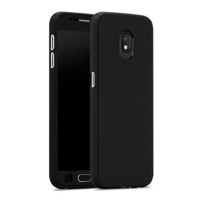 Husa Samsung Galaxy J3 2017, FullBody Black, acoperire completa 360 grade cu folie de sticla gratis foto