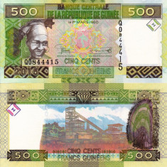 GUINEEA 500 francs 2015 UNC!!!
