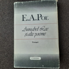 E .A.Poe- Annabel Lee si alte poeme-Versuri,1987 , CARTONATA 25/4