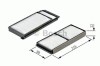 Filtru polen / aer habitaclu MAZDA 5 (CW) (2010 - 2016) BOSCH 1 987 432 163