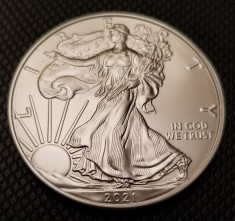 Moneda argint American Silver Eagle 2021 UNC foto